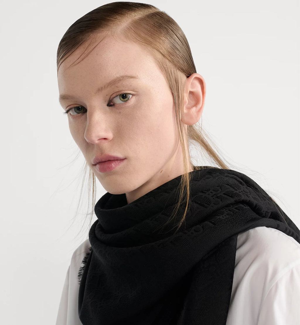 Dior Oblique Shawl - Black