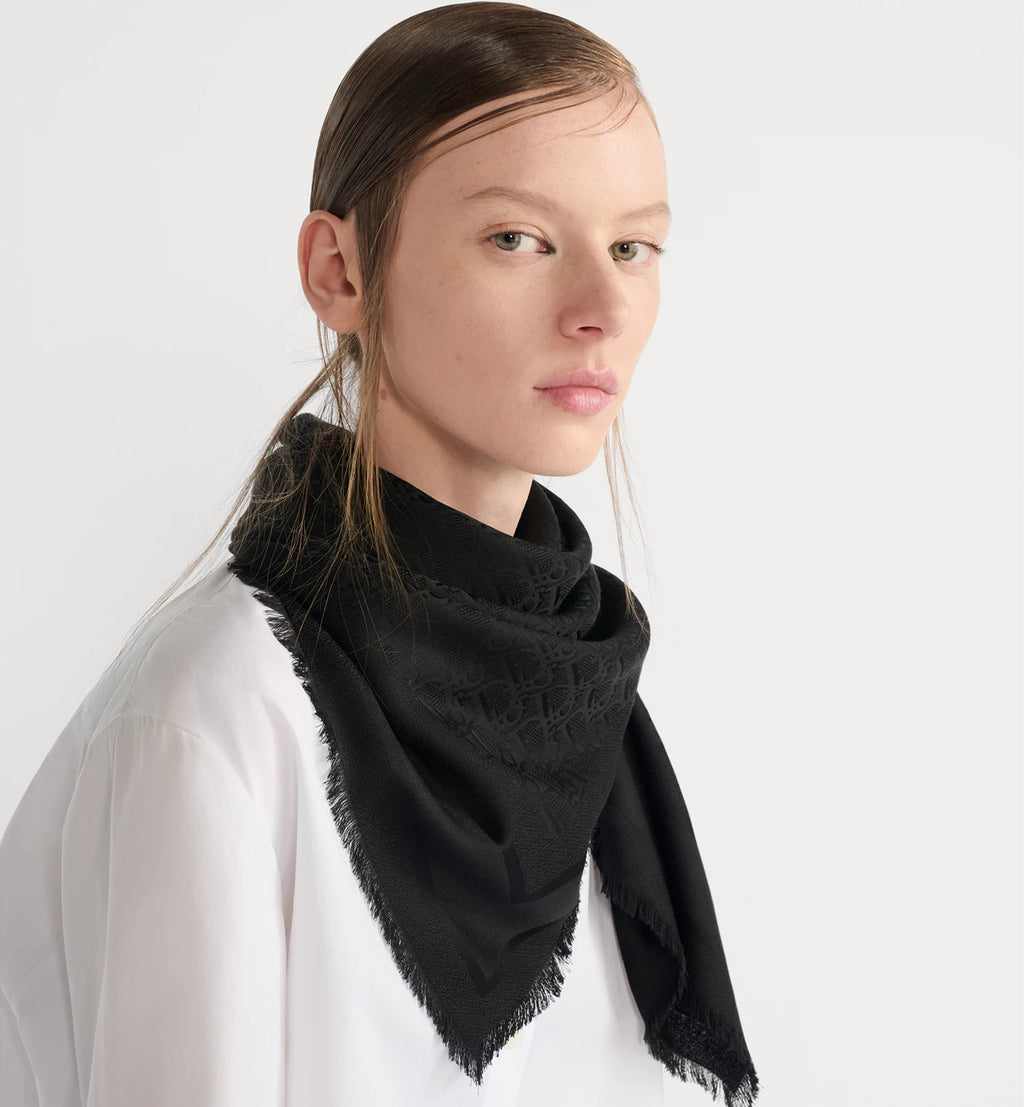 Dior Oblique Shawl - Black